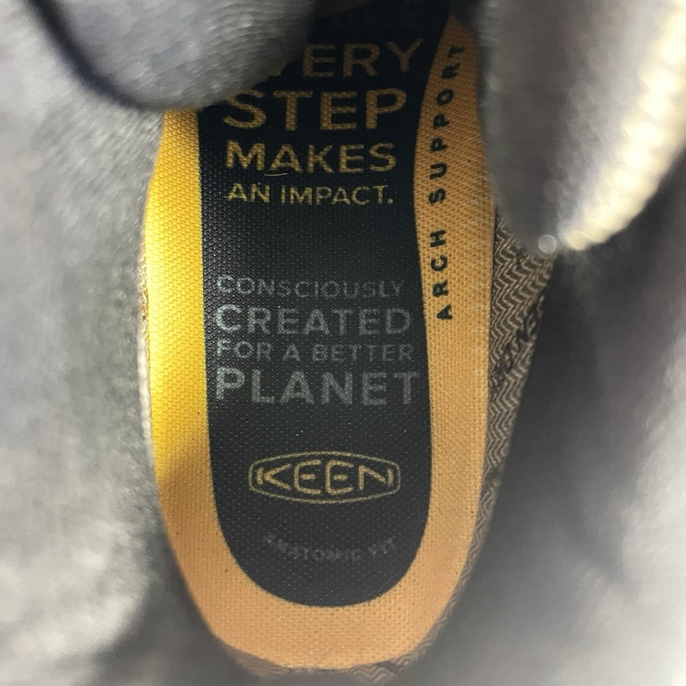 Keen Targhee Dark Earth/Golden Brown Leather Waterproof Hiking Boots Youth 5 - Picture 9 of 10
